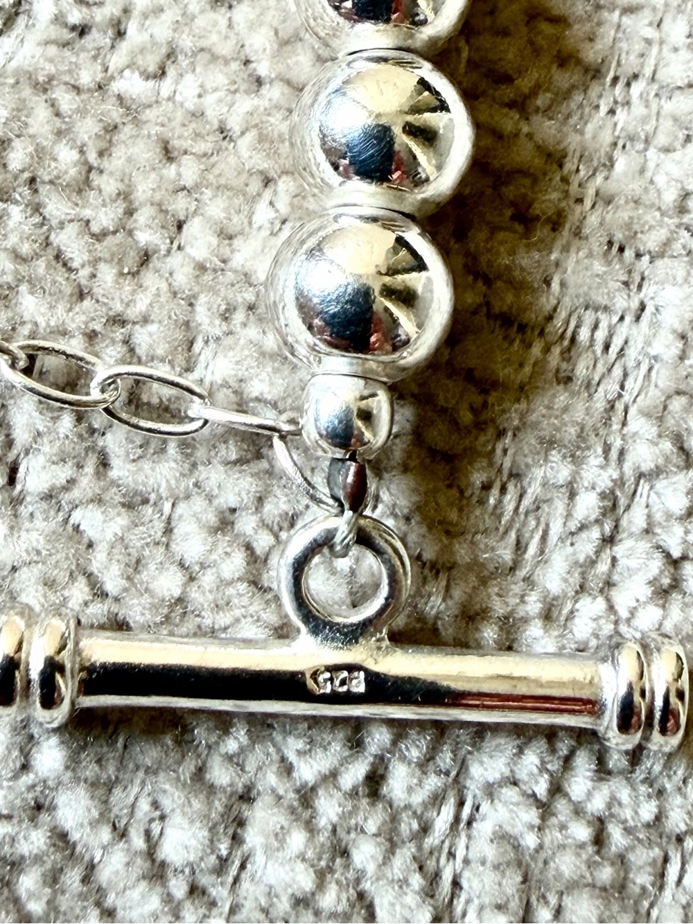 Silpada Sterling Silver Ball Bead Bracelet - Picture 3 of 11
